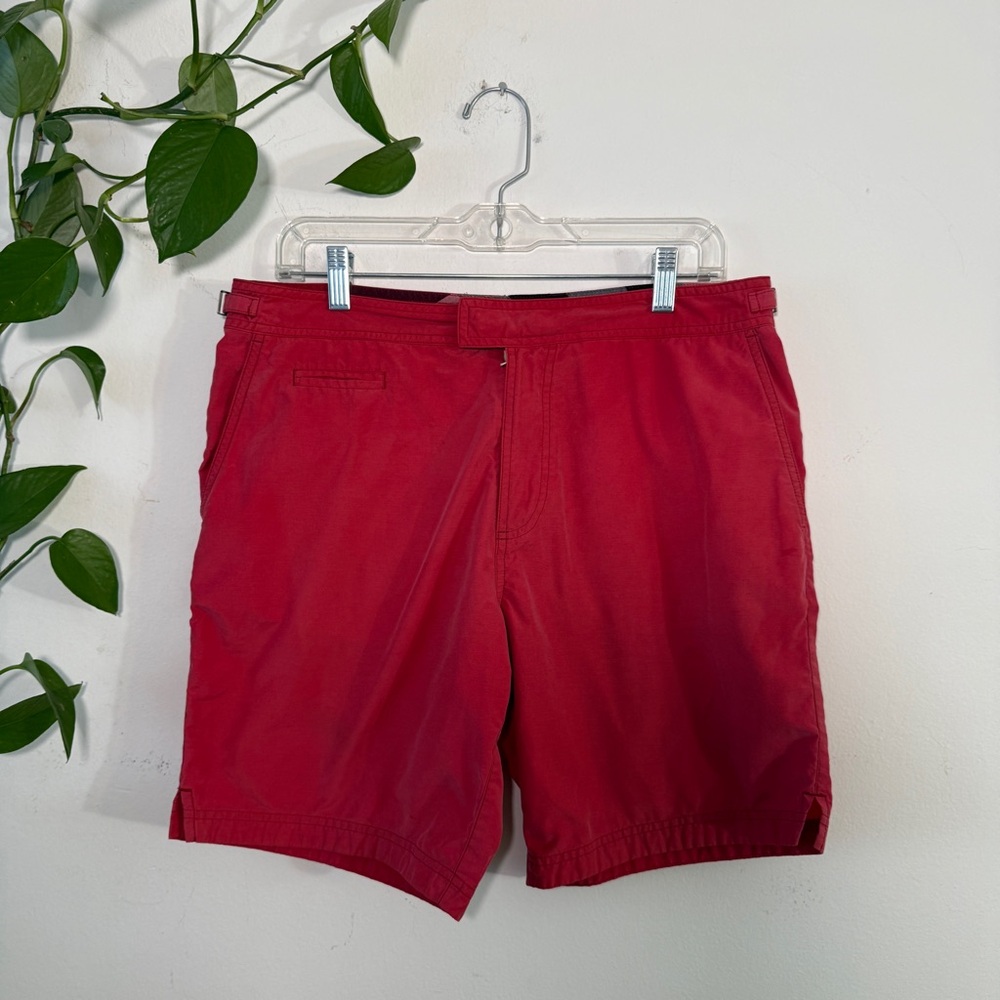 Burberry Red‎ Swim Trunks